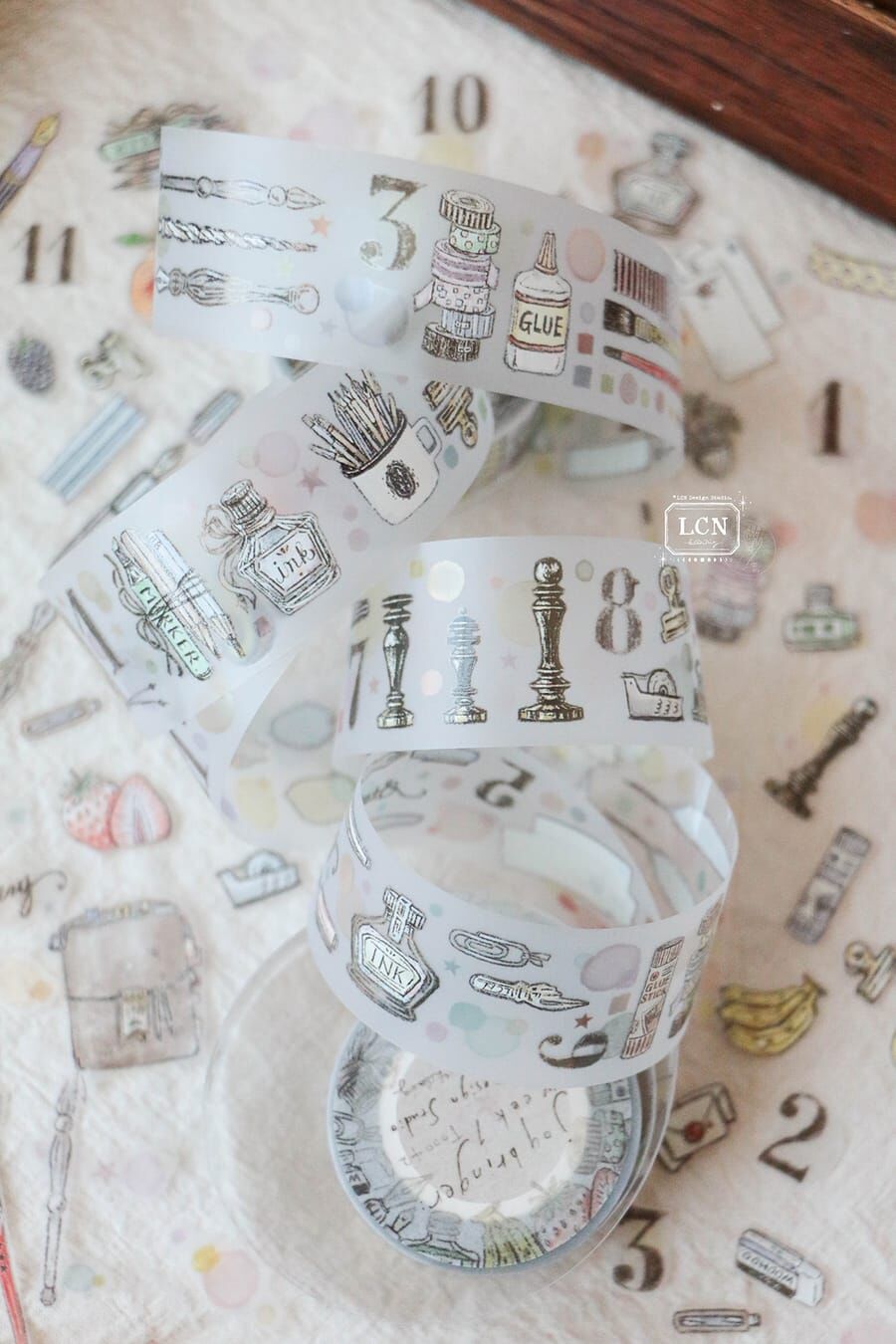 讓你會心一笑的-第一週 PET膠帶 UV印刷亮面｜吉LCN