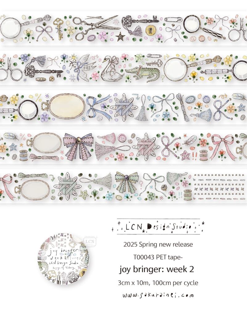 讓你會心一笑的-第二週 PET膠帶 UV印刷亮面｜吉LCN