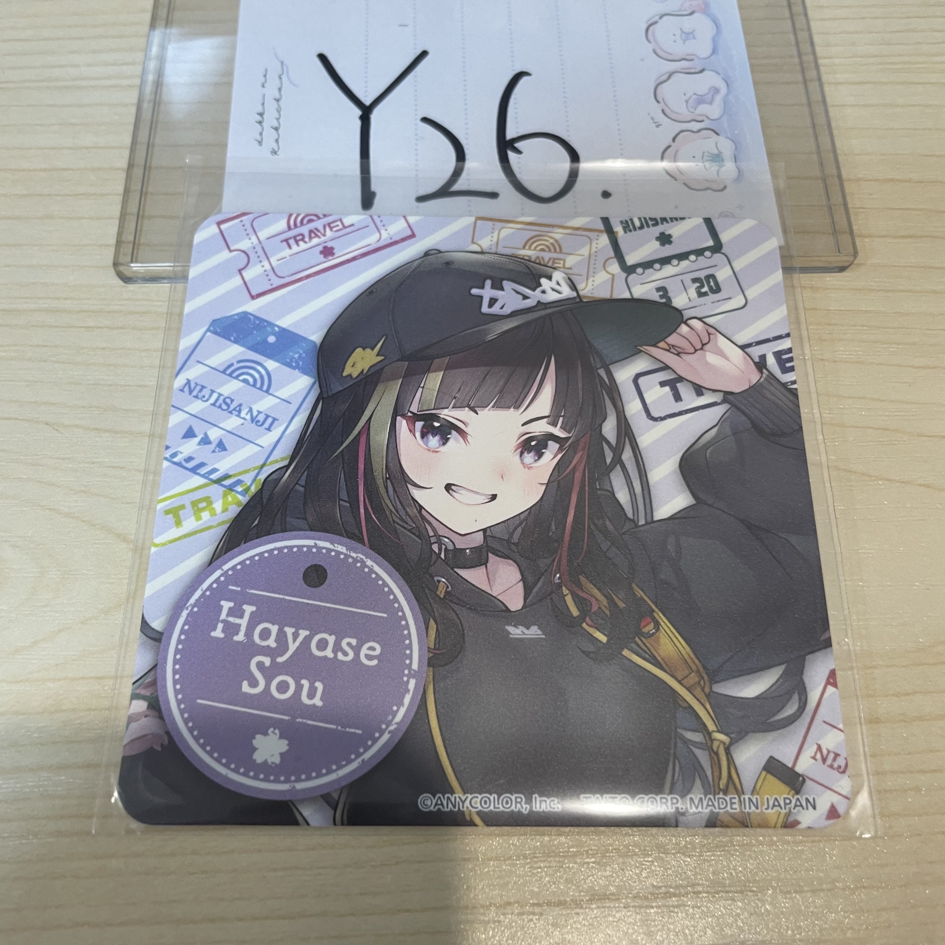 彩虹社 早瀨 杯墊                                    Y26