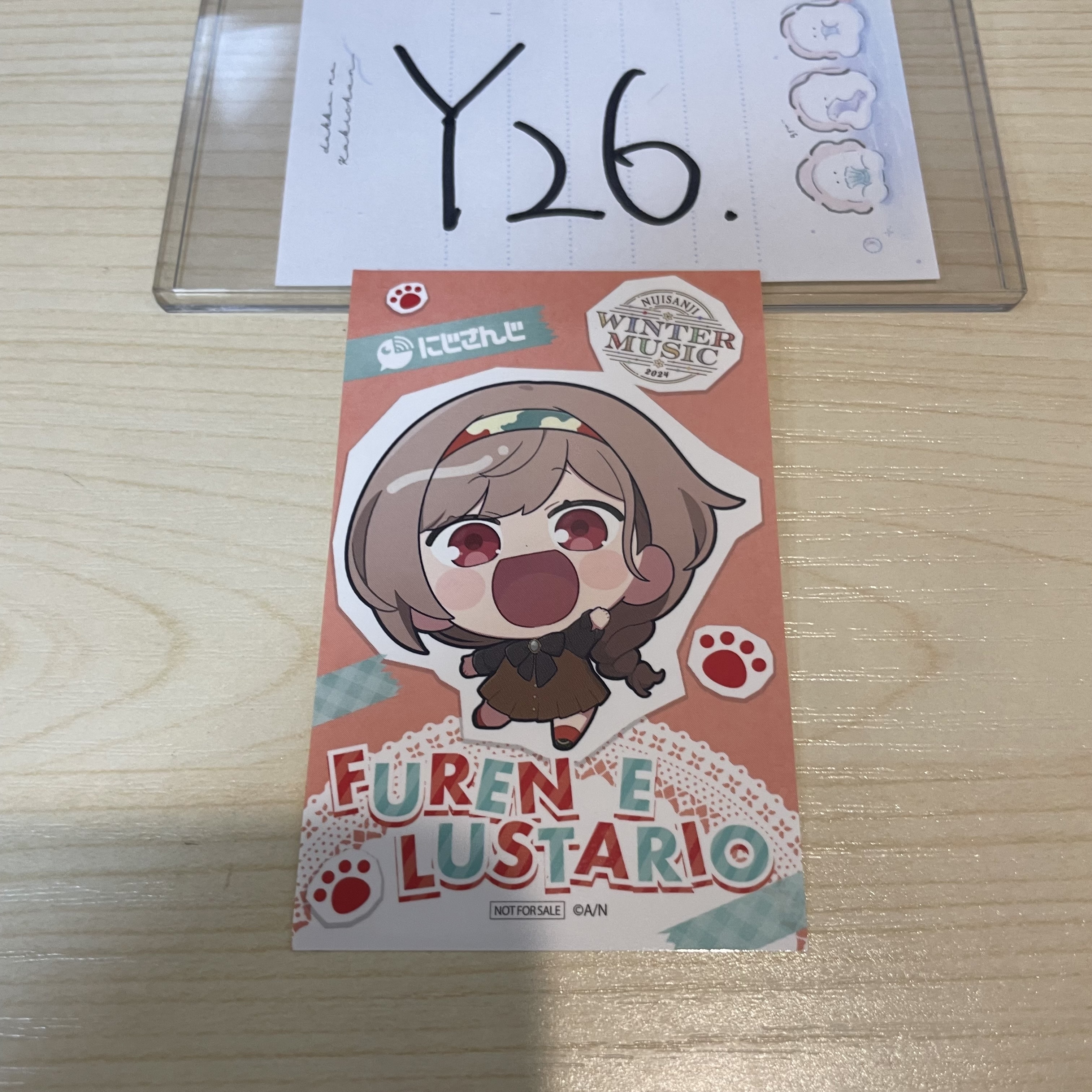 彩虹社 FUREN 貼紙                                    Y26