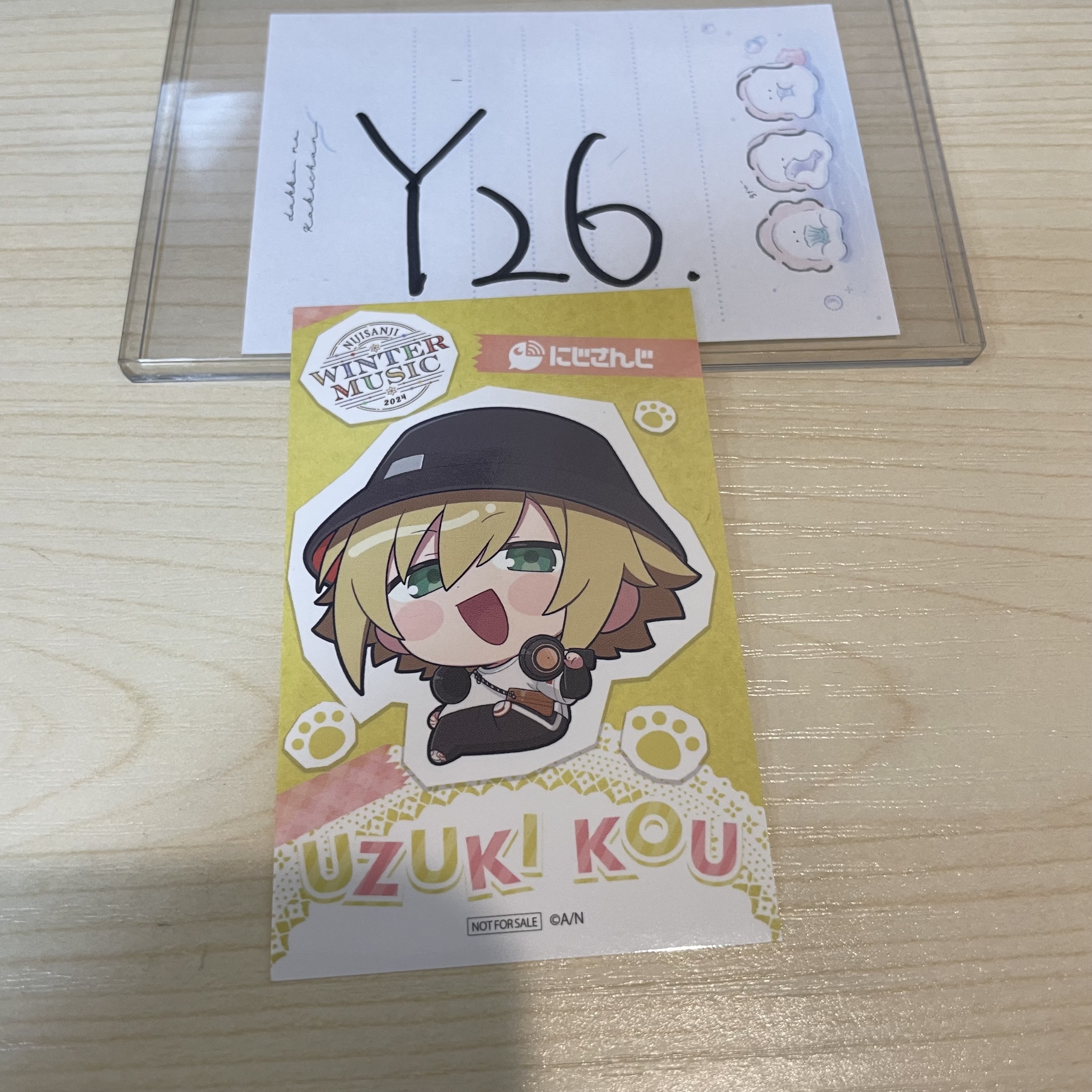 彩虹社 卯月 貼紙                                    Y26