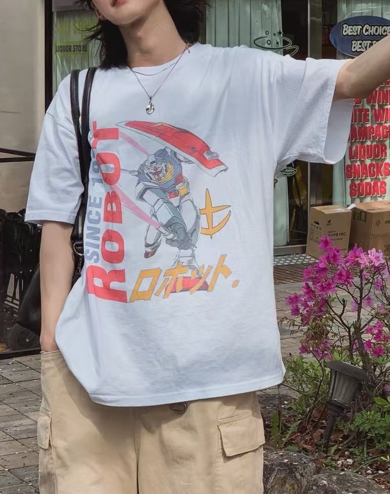 卡通圖案英文字短袖Tee GARMENTS-039T