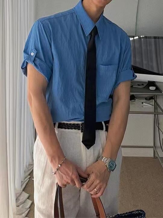 淨色短袖恤衫 GARMENTS-041S