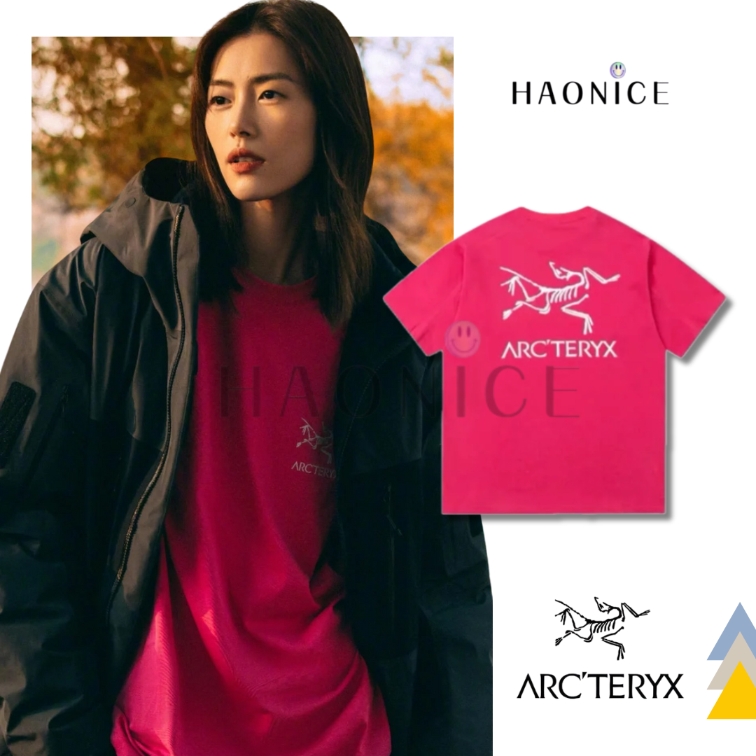 【HAO NICE 】加拿大🇨🇦品牌 上海經銷商ARCTERYX 始祖鳥 25SS 春夏新款 經典小鳥大LOGO 特殊色短T❤️