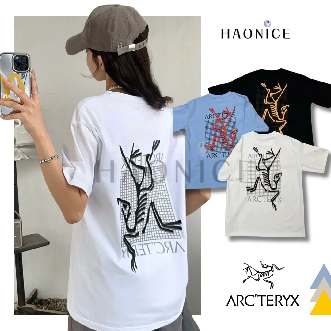 【HAO NICE 】加拿大🇨🇦品牌 上海經銷商ARCTERYX 始祖鳥 25SS 春夏新款 前後經典燙金LOGO 百搭短T🔥
