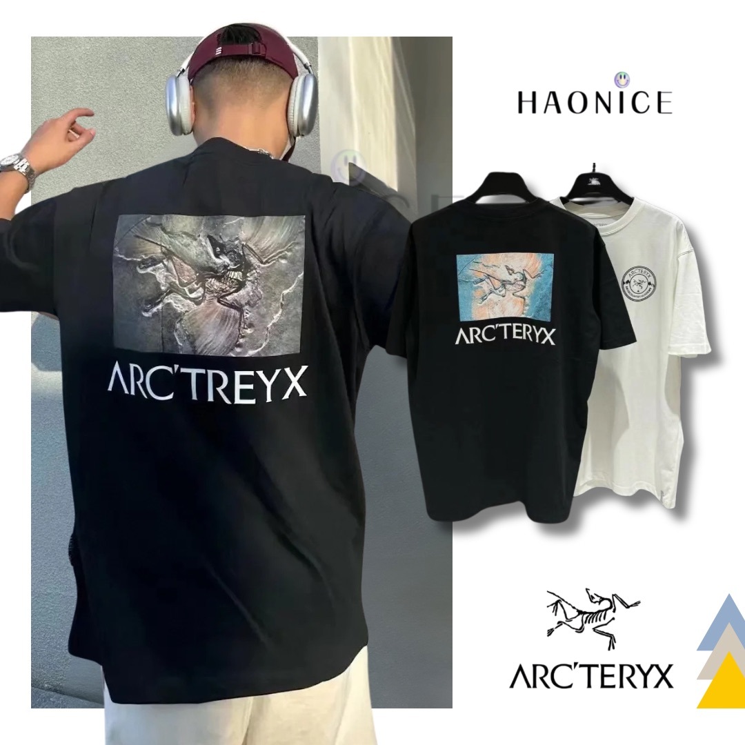 【HAO NICE 】加拿大🇨🇦品牌 上海經銷商ARCTERYX 始祖鳥 25SS 春夏新款 後背照片大LOGO 百搭短T🔥