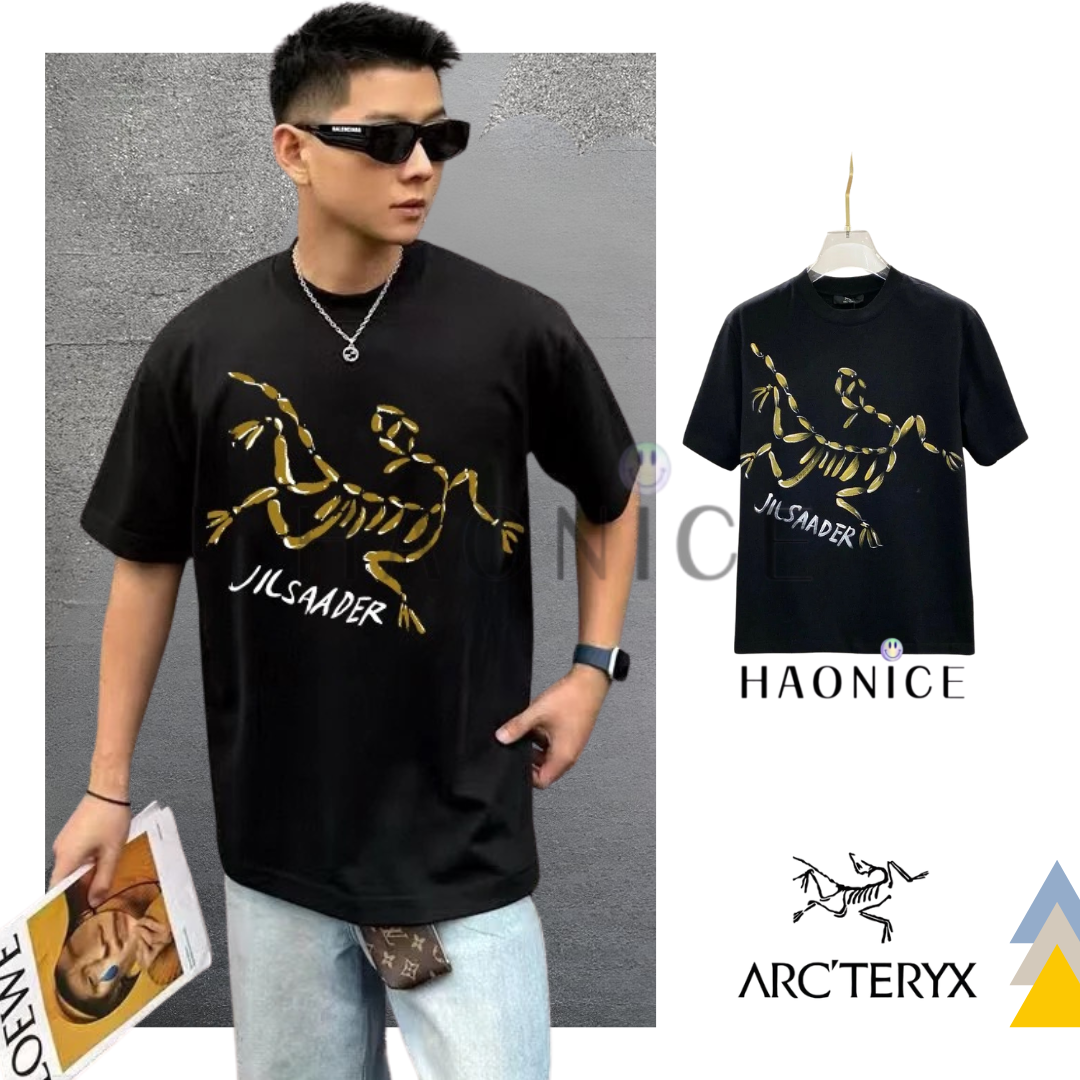 【HAO NICE 】加拿大🇨🇦品牌 上海經銷商ARCTERYX 始祖鳥 25SS 春夏新款 經典燙金小鳥大LOGO 百搭款短T🔥