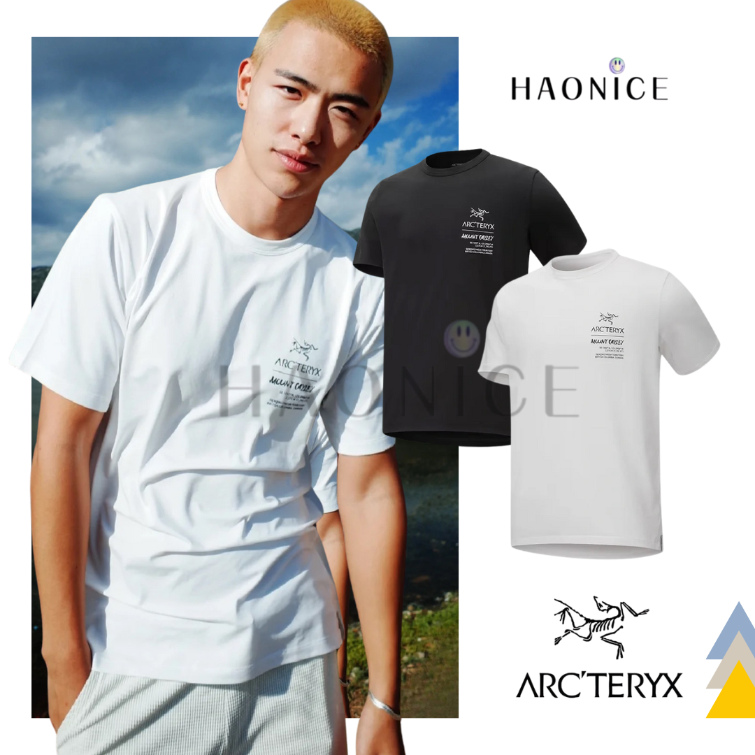 【HAO NICE 】加拿大🇨🇦品牌 上海經銷商ARCTERYX 始祖鳥 25SS 春夏新款 胸前經典小LOGO 背後大草寫字母款 百搭款短T🔥
