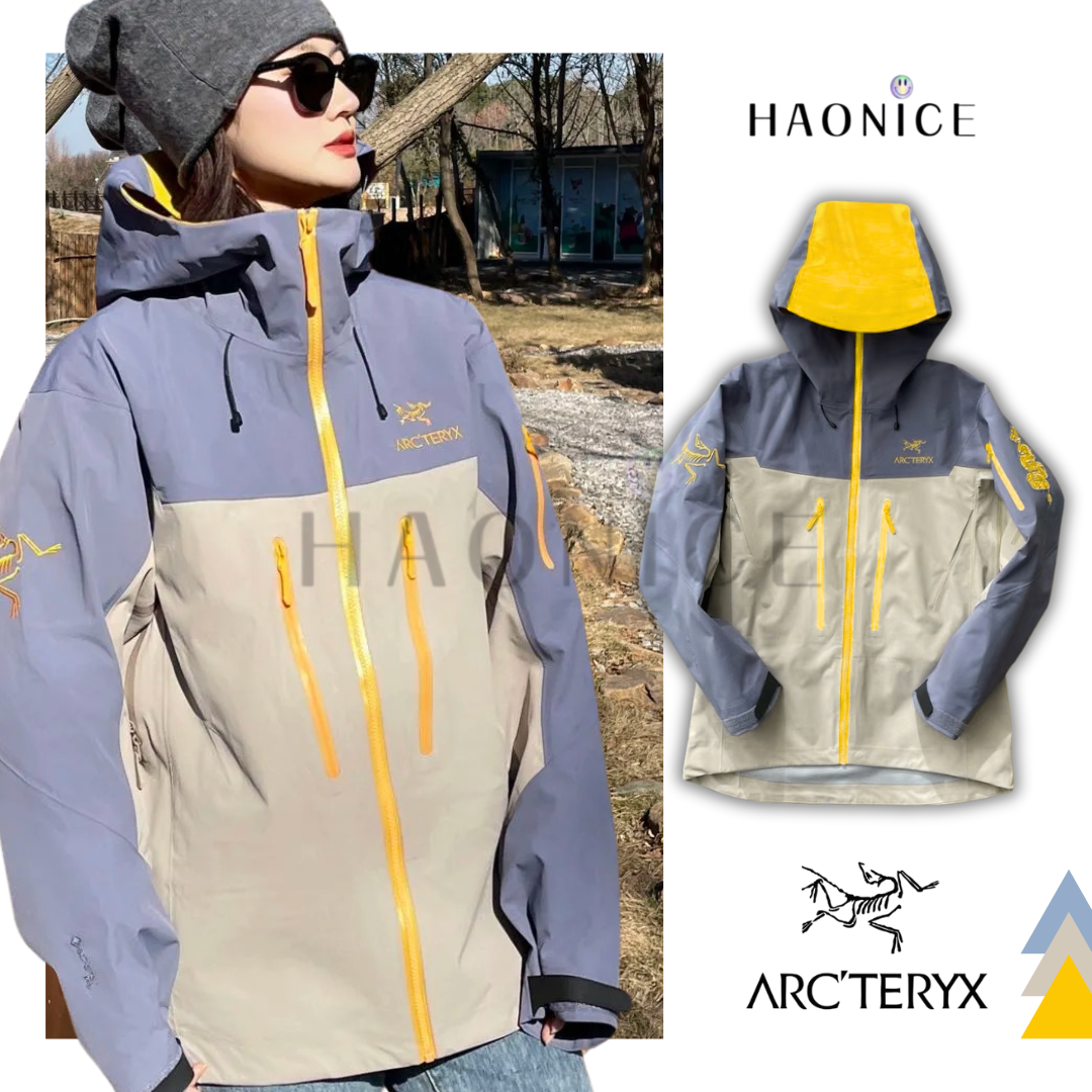 【HAO NICE 】加拿大🇨🇦品牌 上海經銷商ARCTERYX 始祖鳥 25SS 春夏新款 蛇年限定款🐍 拼接色衝鋒衣外套 時尚保暖長袖 衝鋒衣外套🔥