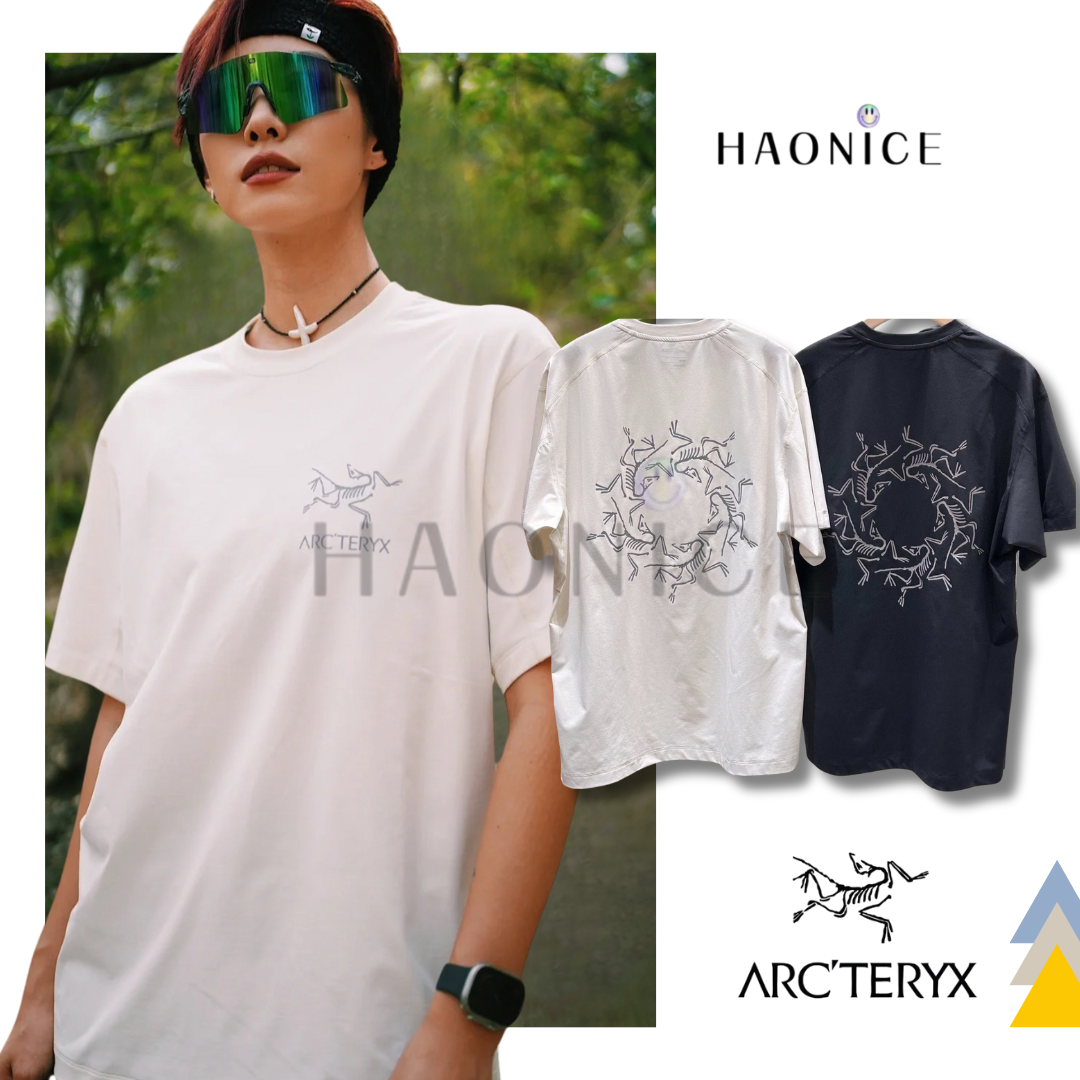 【HAO NICE】100%正品 ARC‘TERYX 加拿大精品🇨🇦純色印花短袖 T恤