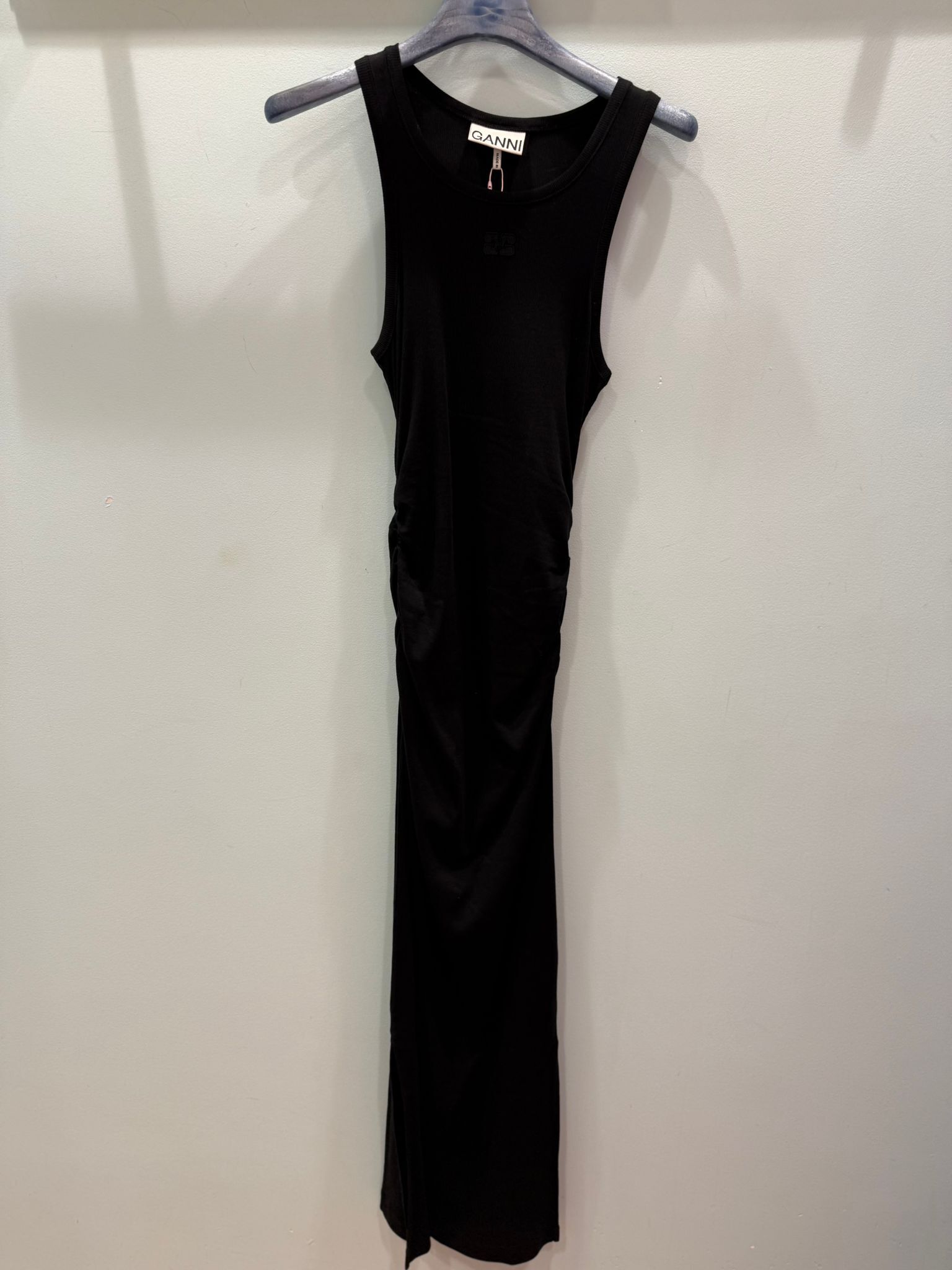 Ganni Soft Cotton Rib Tank Top main image 1