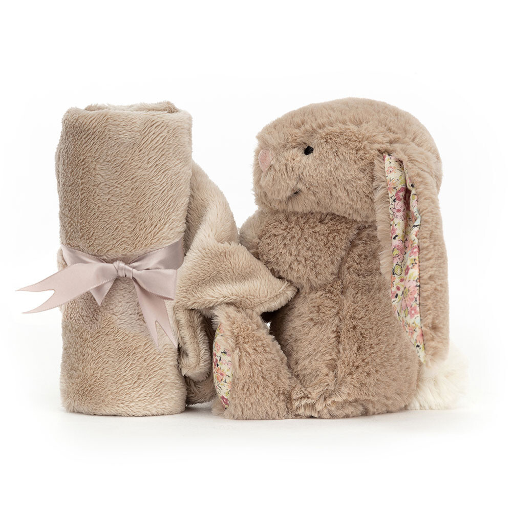 JELLYCAT 碎花杏啡兔BB安撫巾 Blossom Bea Beige Bunny Soother