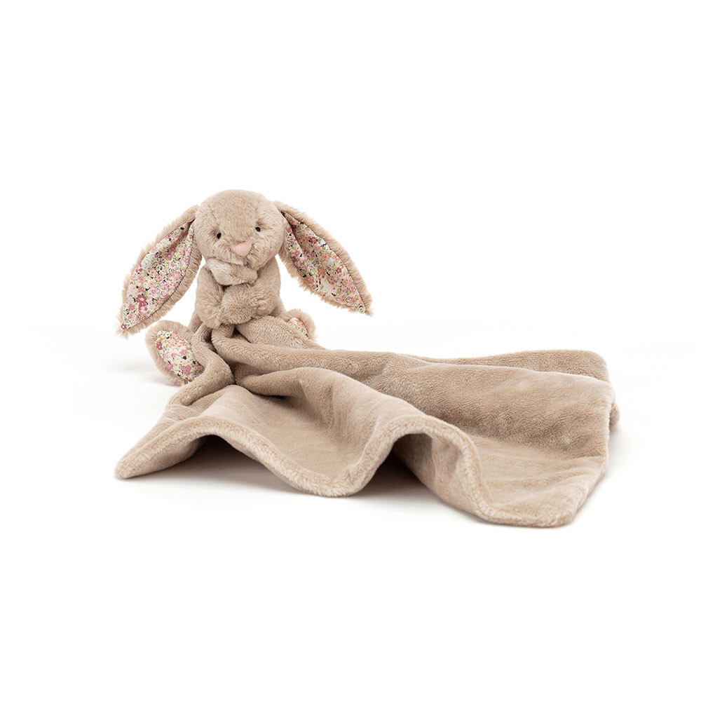 JELLYCAT 碎花杏啡兔BB安撫巾 Blossom Bea Beige Bunny Soother