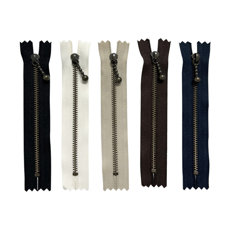 拉鍊/古銅金色 5色 12cm