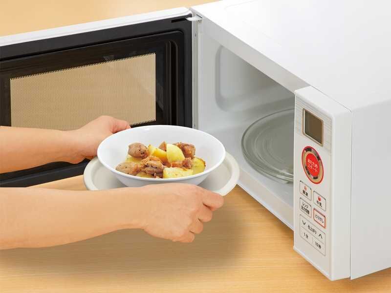 微波爐防燙托盤/白 24.3×2.4×22.7cm