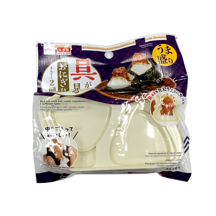 可見餡料飯糰模型/8×14.5×4.8cm
