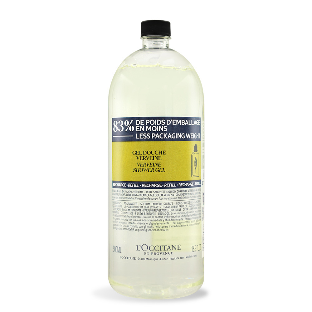 L'OCCITANE 歐舒丹 馬鞭草沐浴膠補充瓶(500ml)-百貨公司貨