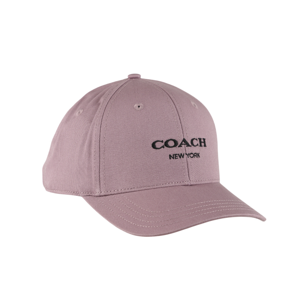 【COACH】刺繡標誌棉質棒球帽 XS-S (粉紫色) CAA64 NII