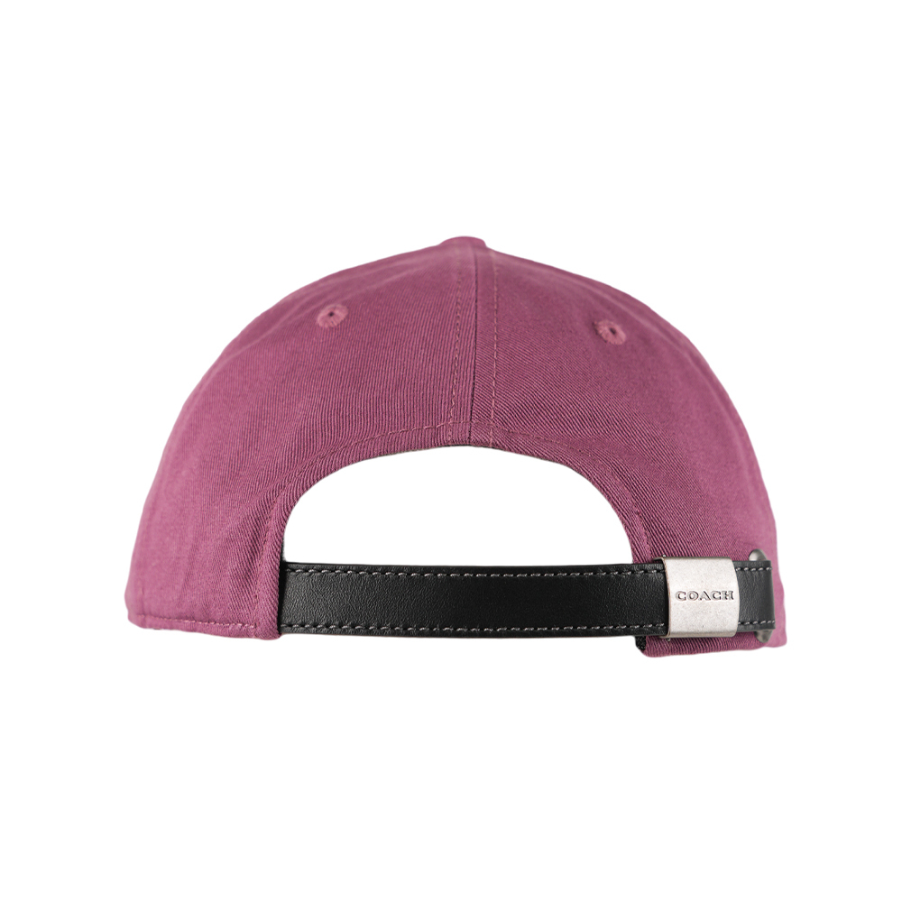 【COACH】刺繡標誌棉質棒球帽 XS-S (粉色) CAA64 PIN
