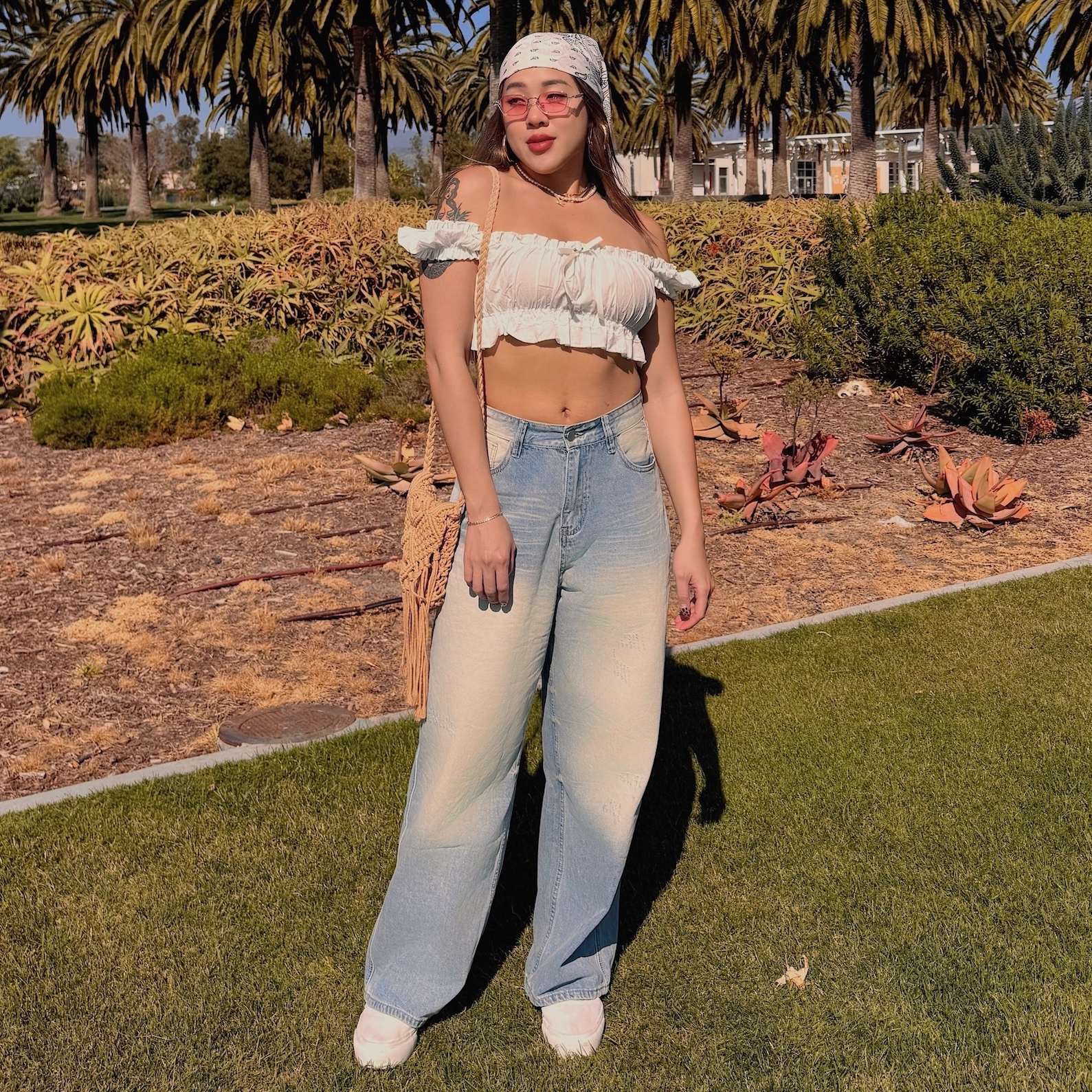 夏日海岸泡泡一字上衣🏝️