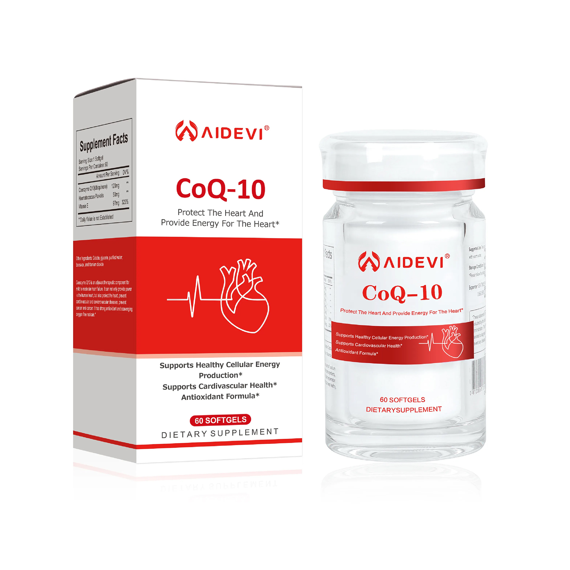 AIDEVI COENZYME Q10120MG 60 CAPSULES