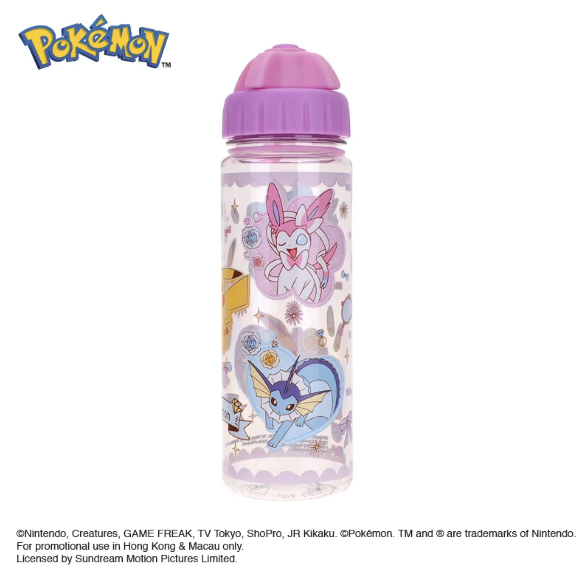 Pokemon 450ml BPA Free 膠水樽  2開口設計 PKM-5961-4
