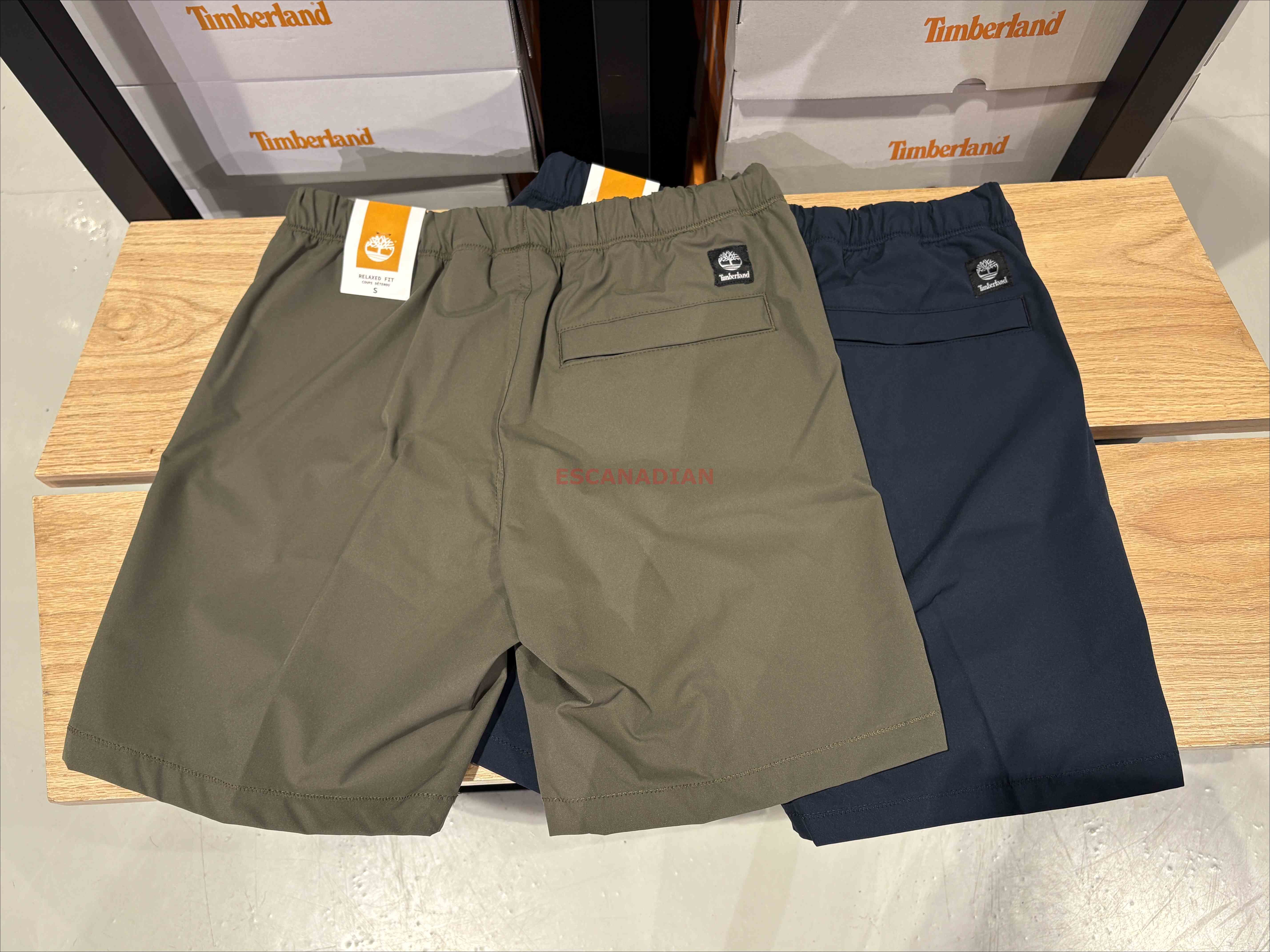 Timberland 男大人 速乾 彈性 休閒短褲 (2色)