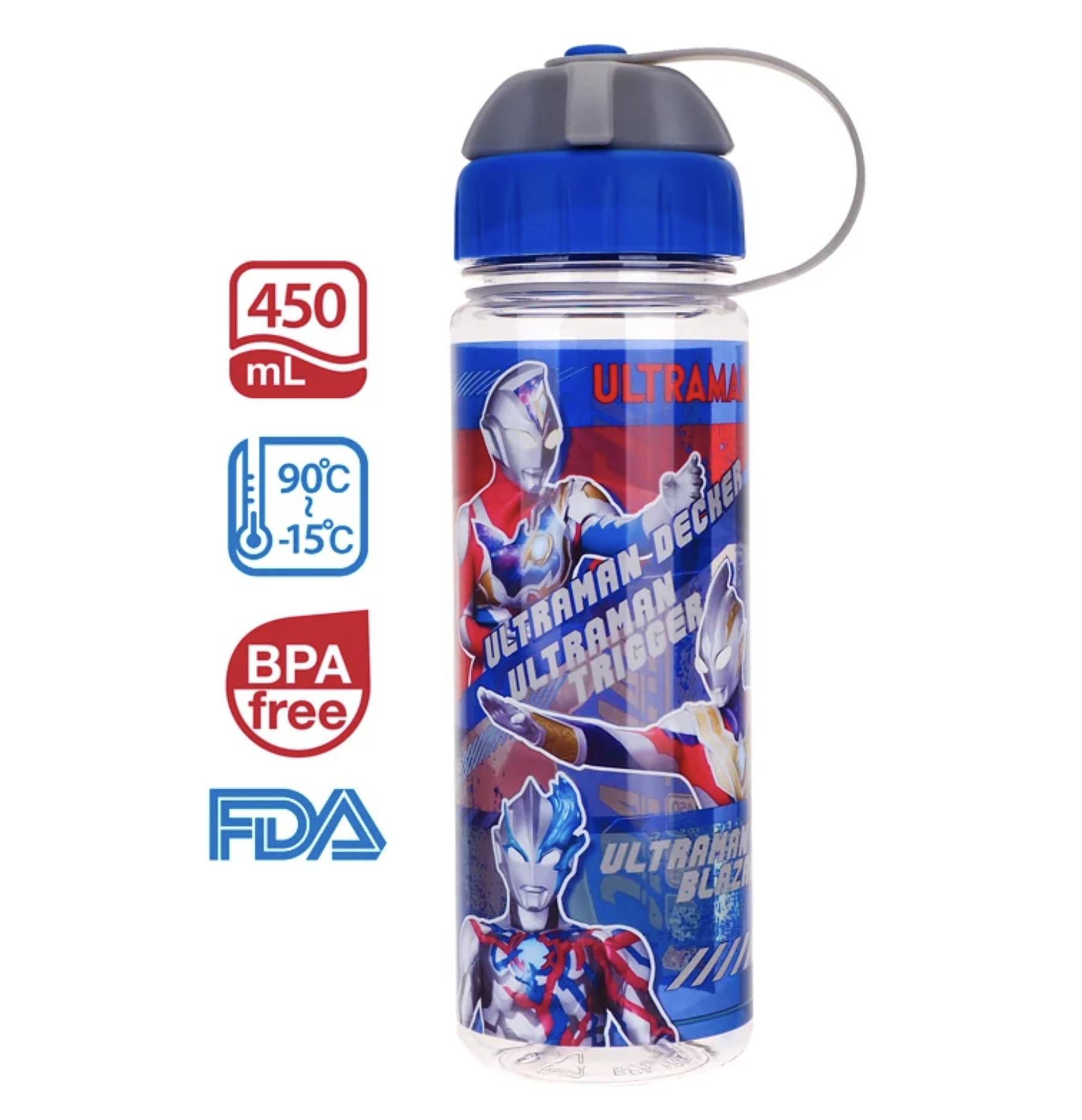 Ultraman 450ml BPA Free 膠水樽 2開口設計 U8-5961-1