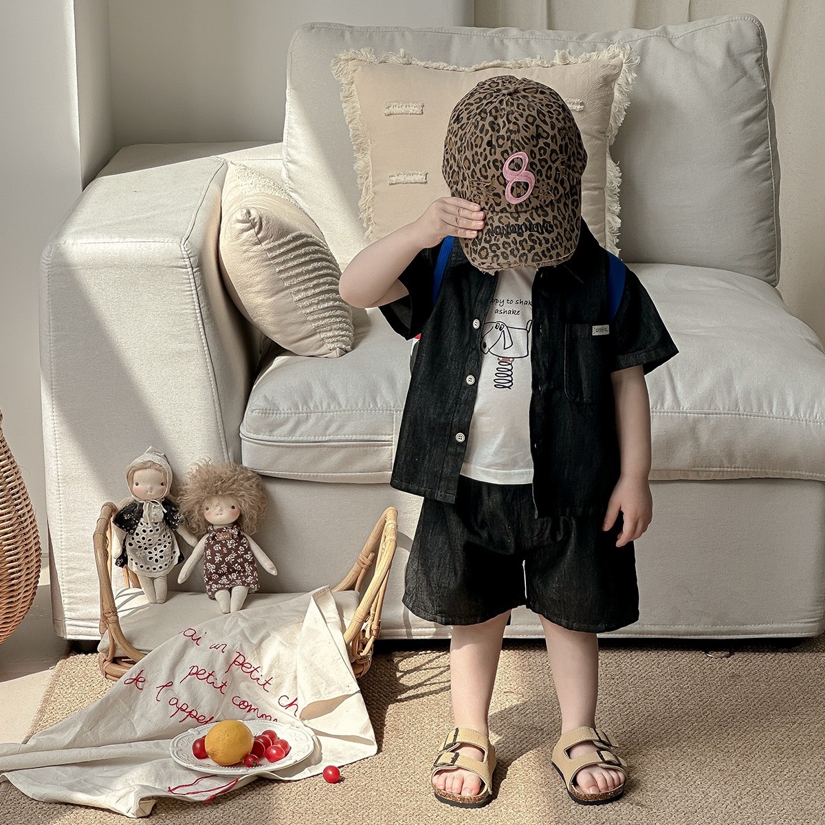 手感軟牛仔套裝