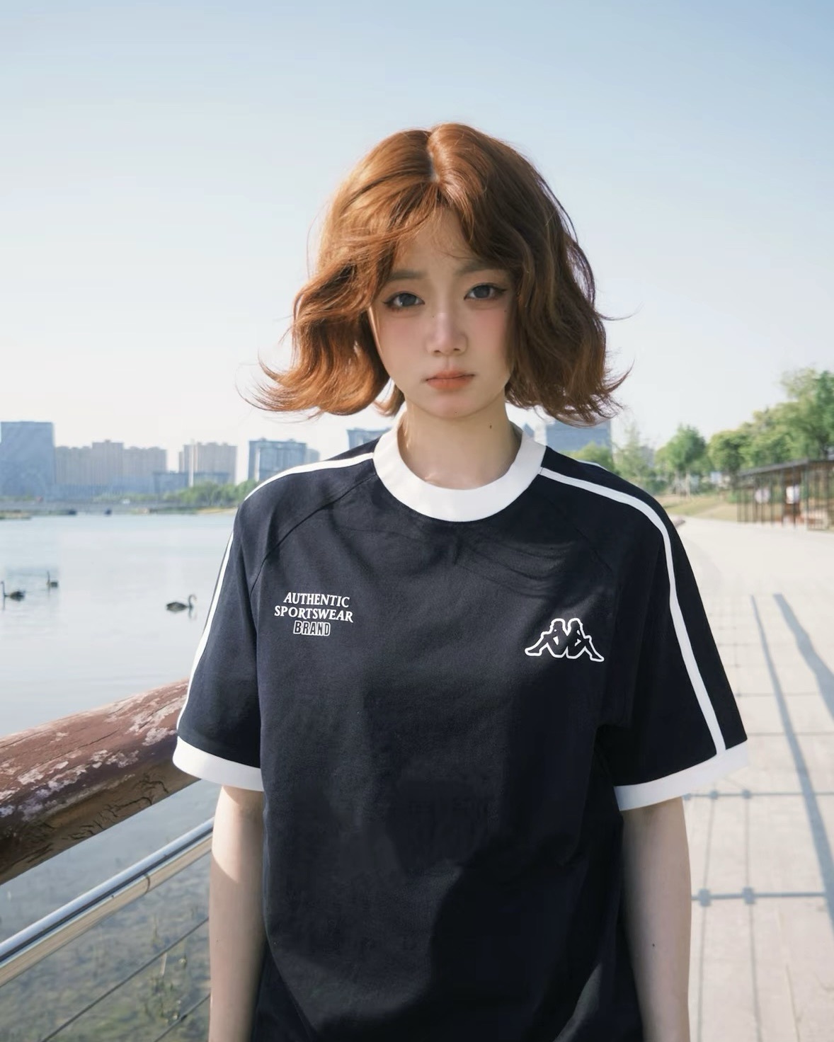 #預購 KAPPA LOGO 插肩袖 短踢 兩色