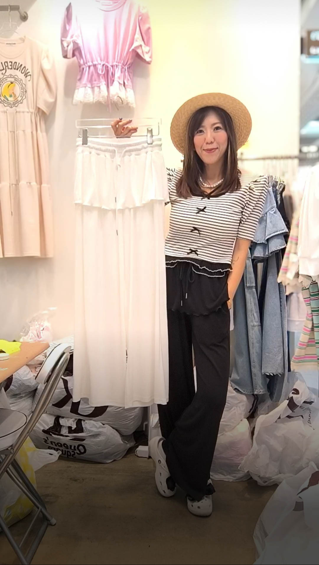 PM_K3070  ▶️短裙+長褲 👉可以到XXL  L:102cm👈