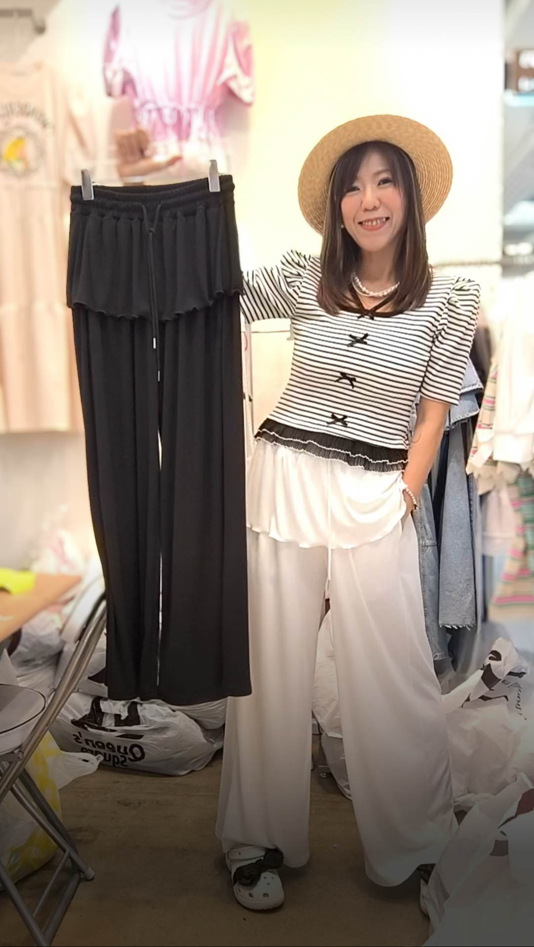 PM_K3070  ▶️短裙+長褲 👉可以到XXL  L:102cm👈