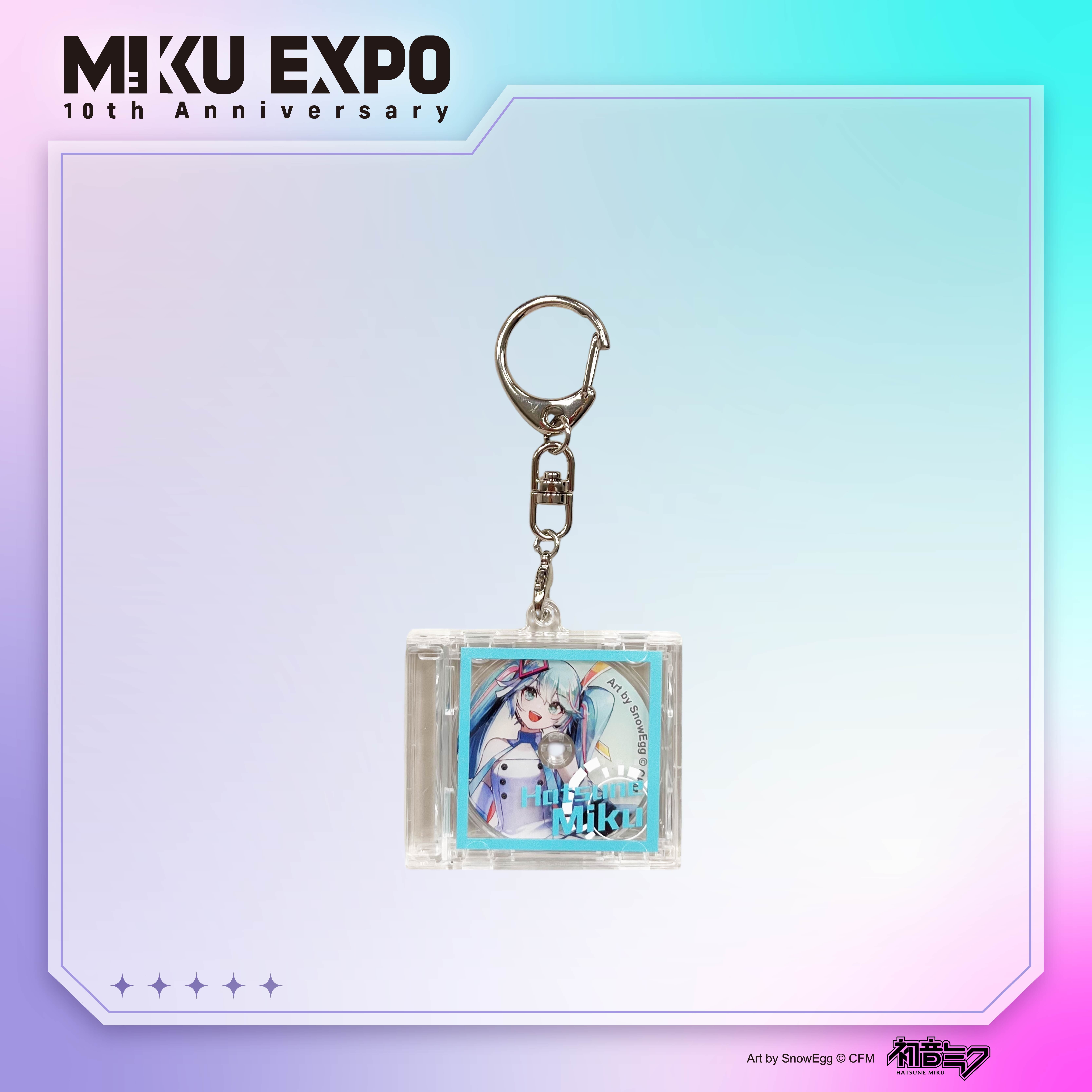 HATSUNE MIKU EXPO 10th-未来音律-迷你CD鑰匙圈-MIKU
