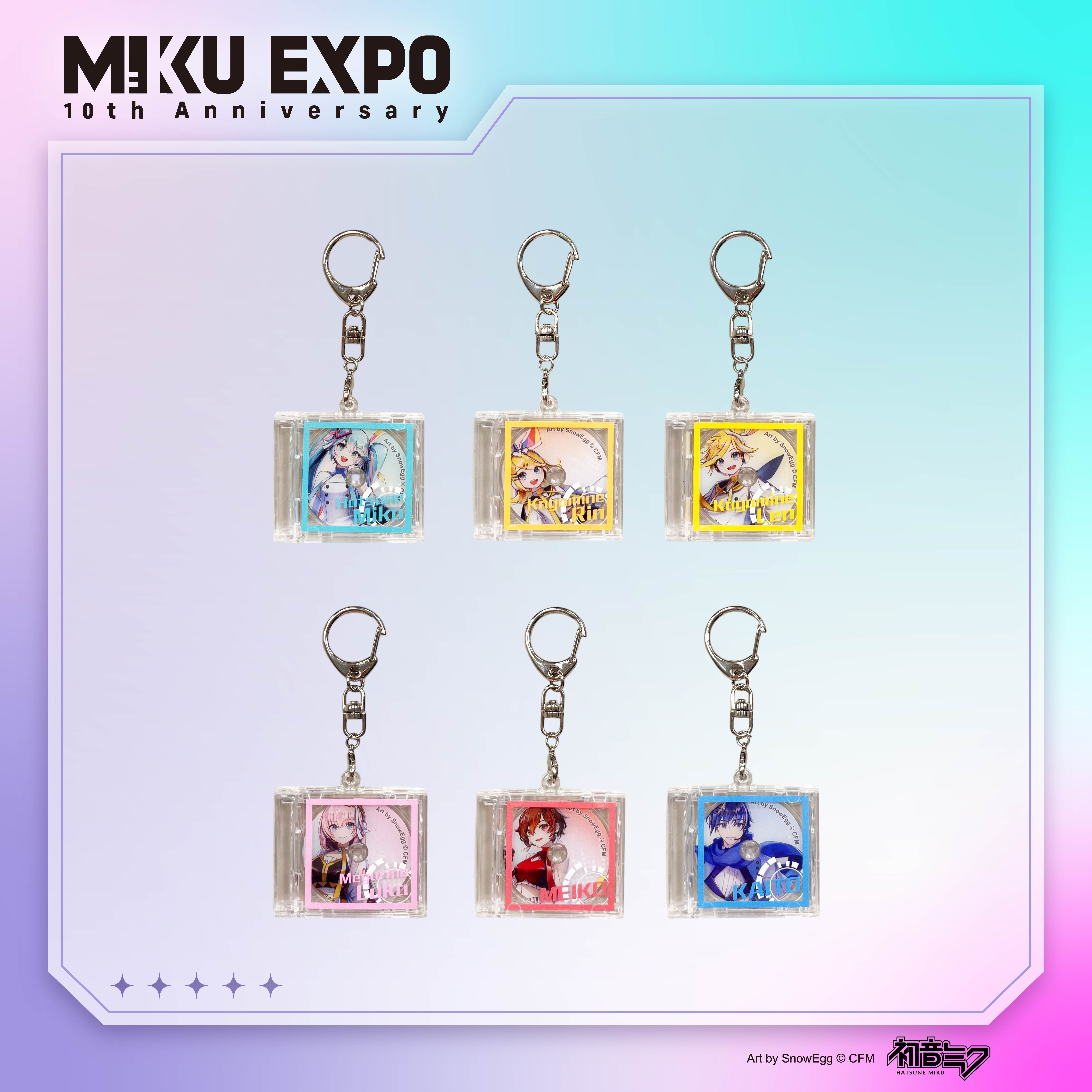 HATSUNE MIKU EXPO 10th-未来音律-迷你CD鑰匙圈-MIKU