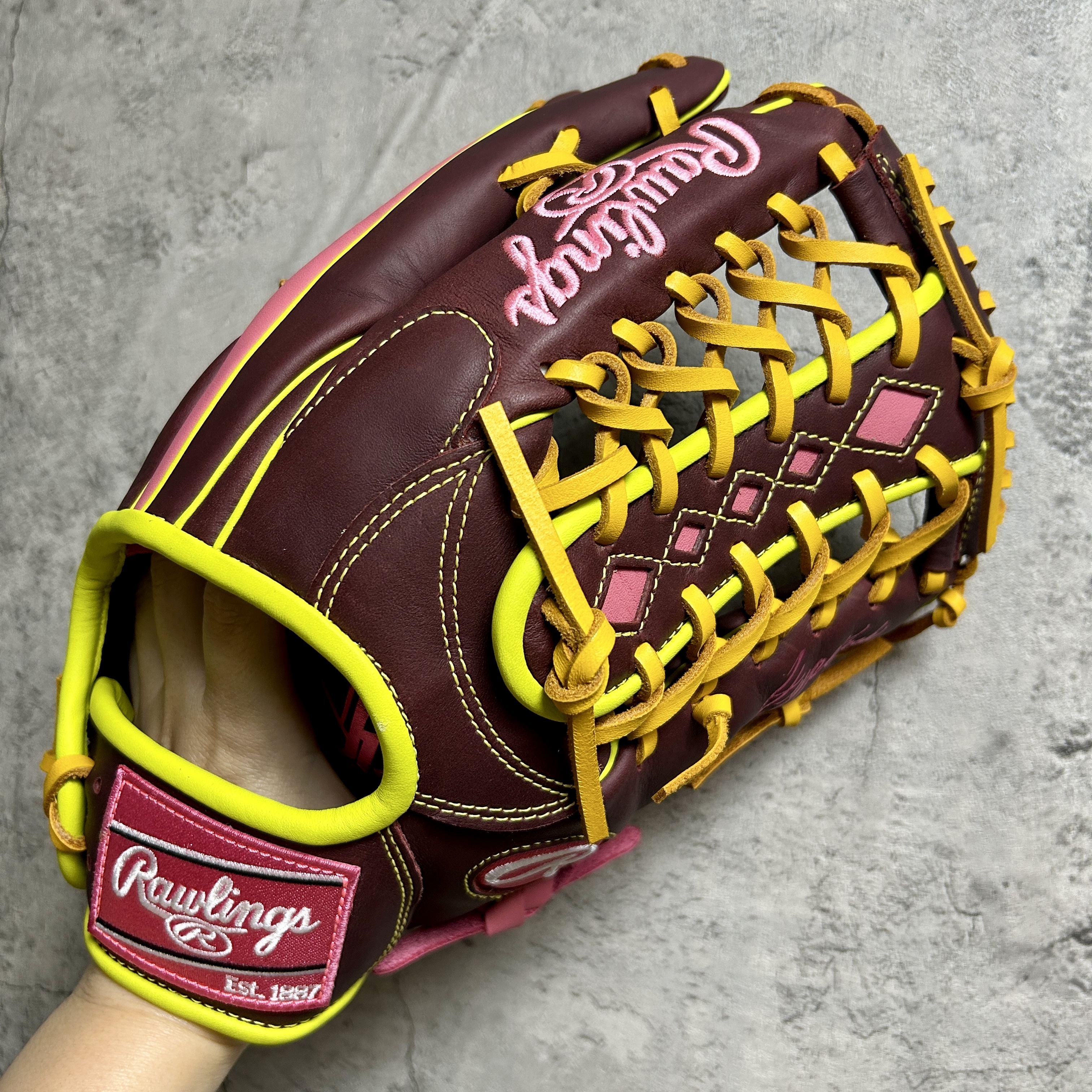 Rawlings 軟式外野手用HYPER TECH COLOR SYNC GR5HTCY719