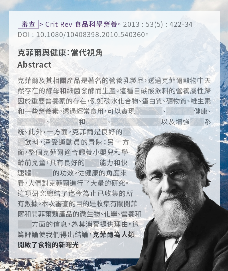 克菲爾益生菌M1研究