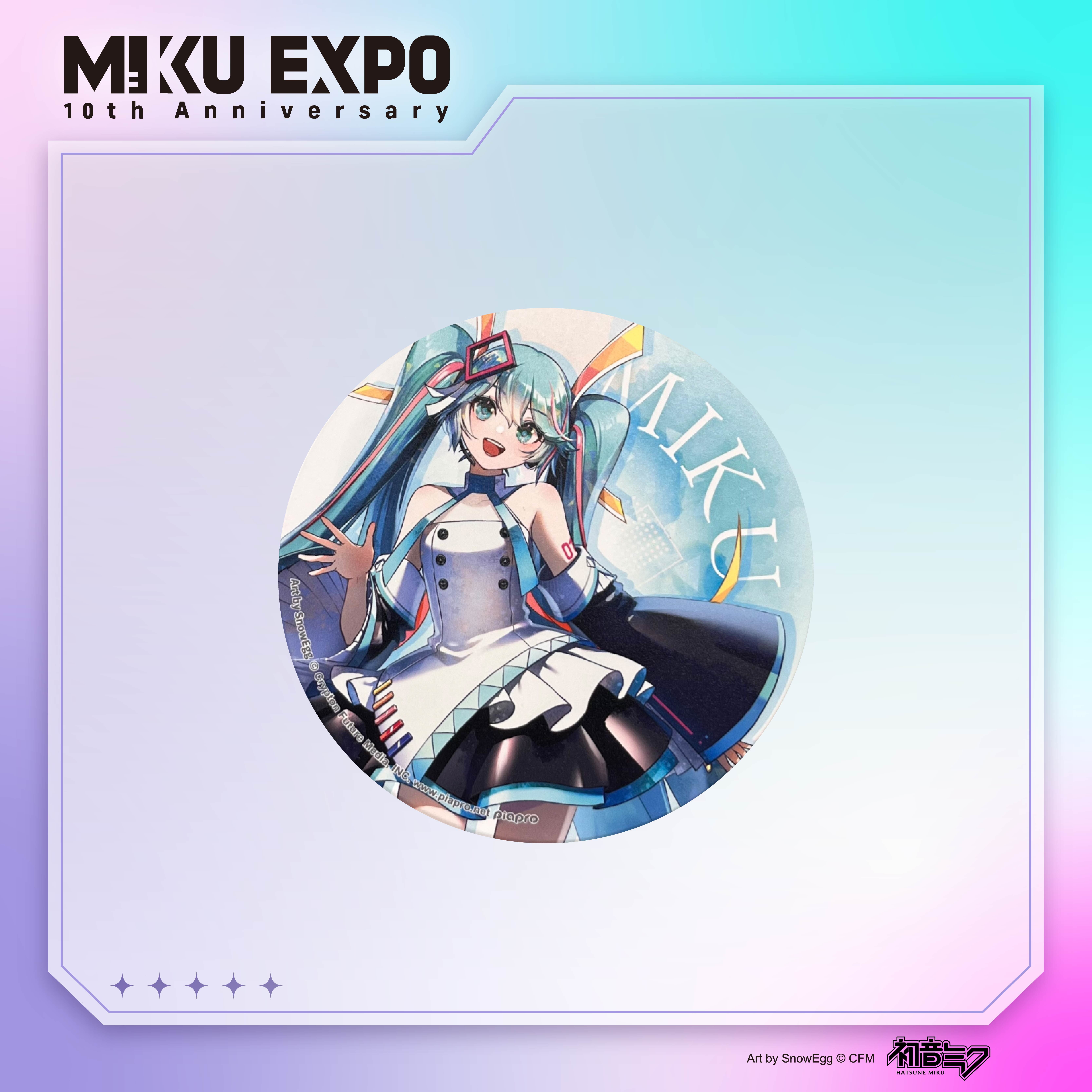 HATSUNE MIKU EXPO 10th-未来音律-陶瓷杯墊-MIKU