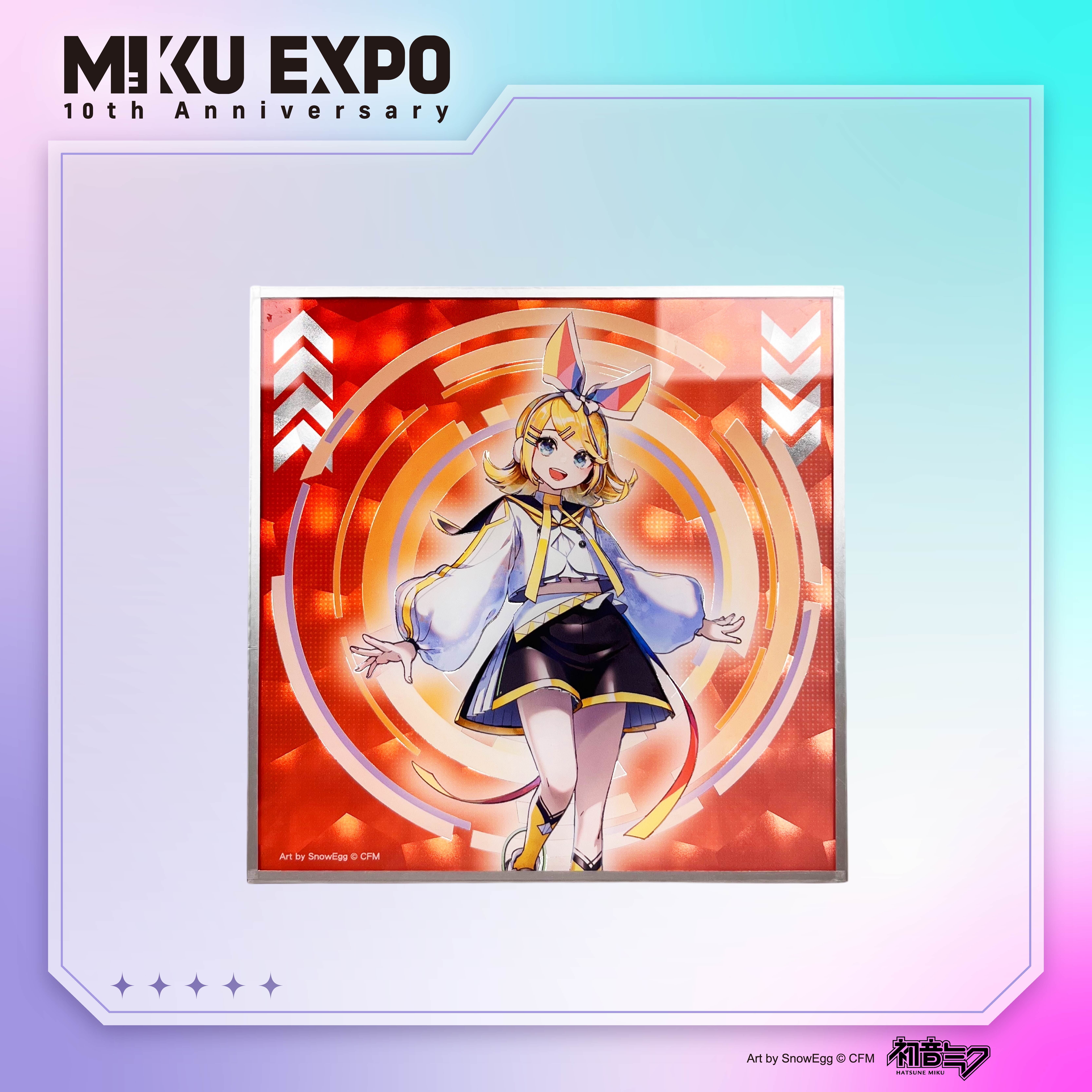 HATSUNE MIKU EXPO 10th-未来音律-壓克力色紙-RIN