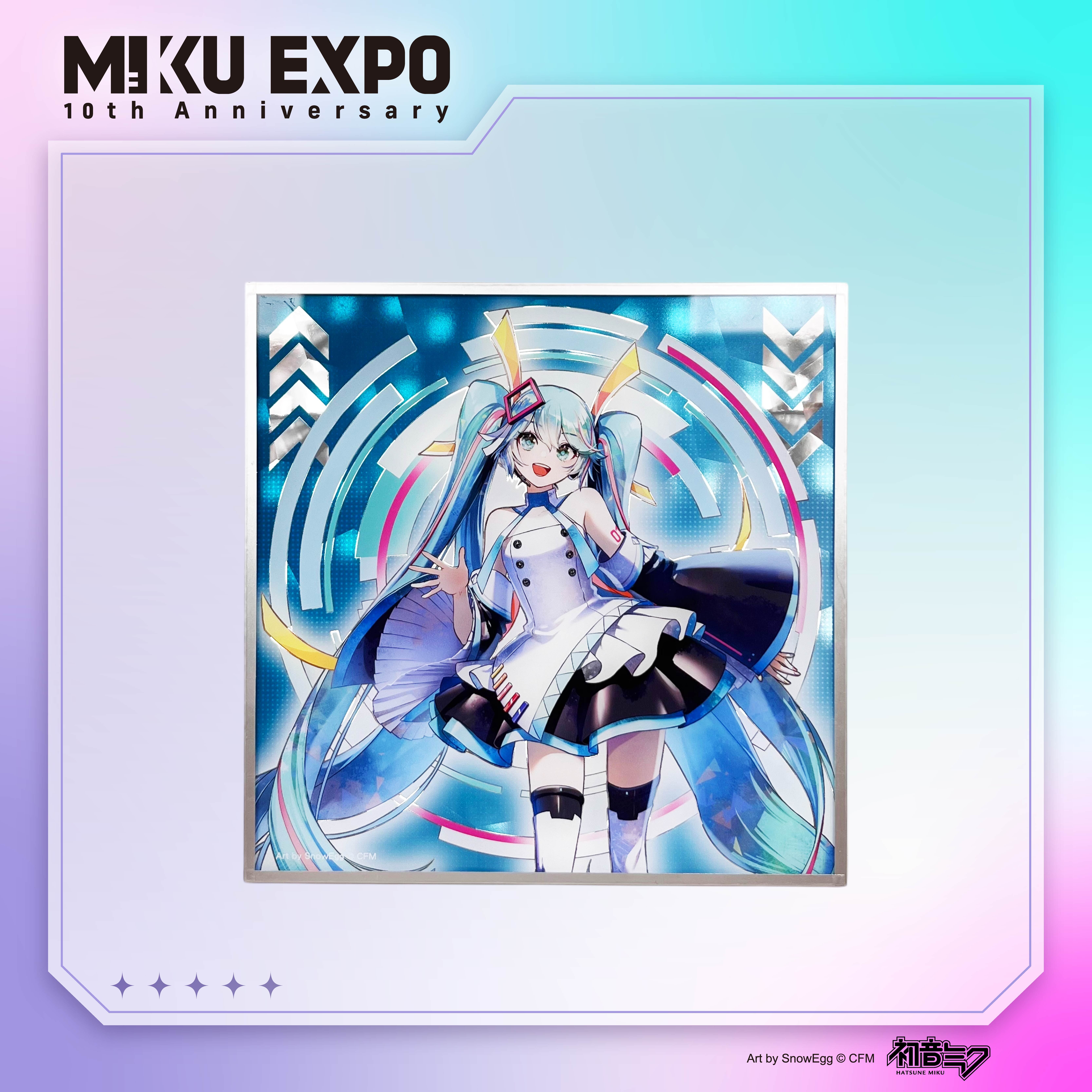 HATSUNE MIKU EXPO 10th-未来音律-壓克力色紙-MIKU