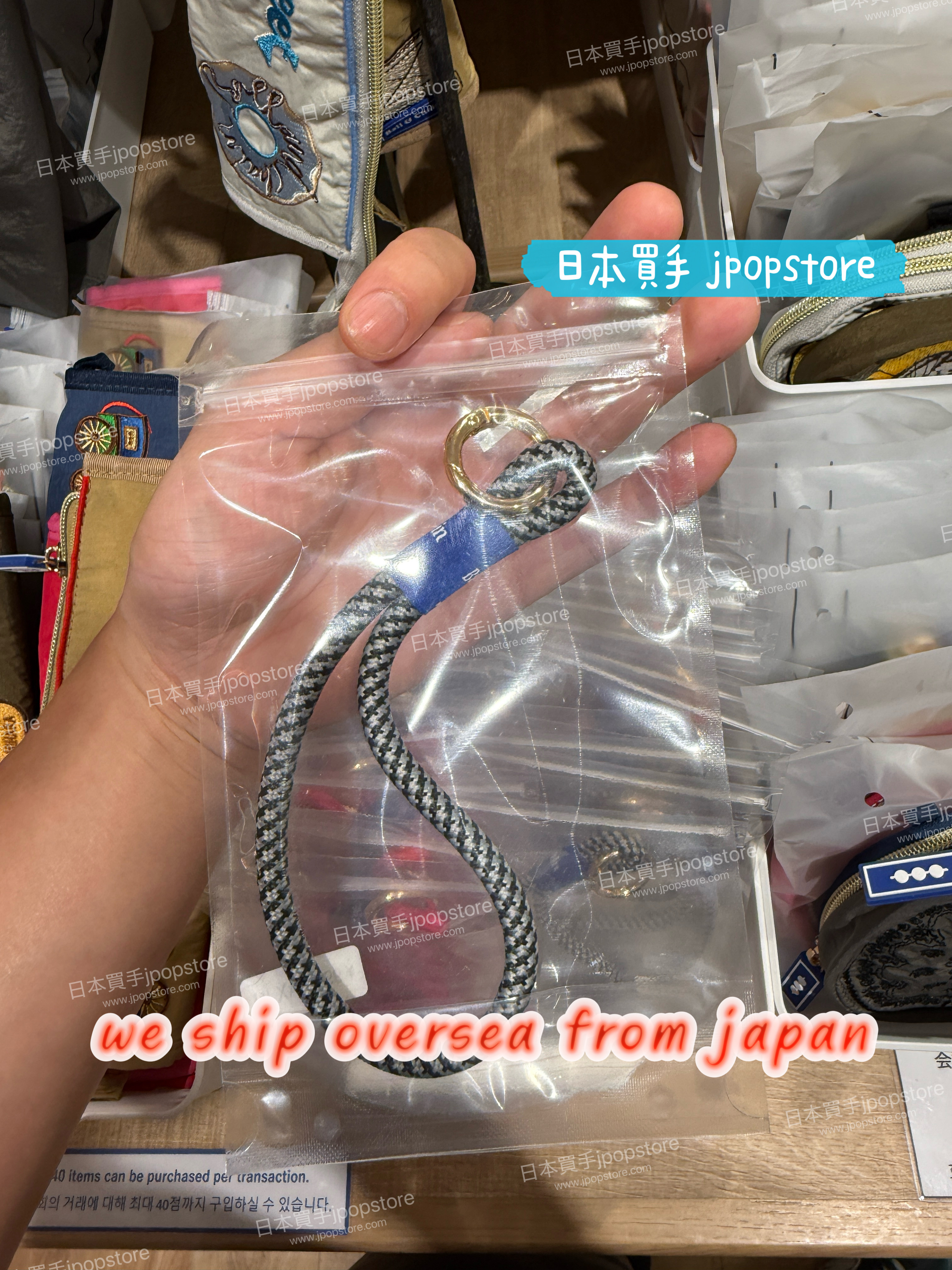 Ball & Chain 短掛繩 Short Strap｜零錢包專用掛繩・多色可選・日本限定