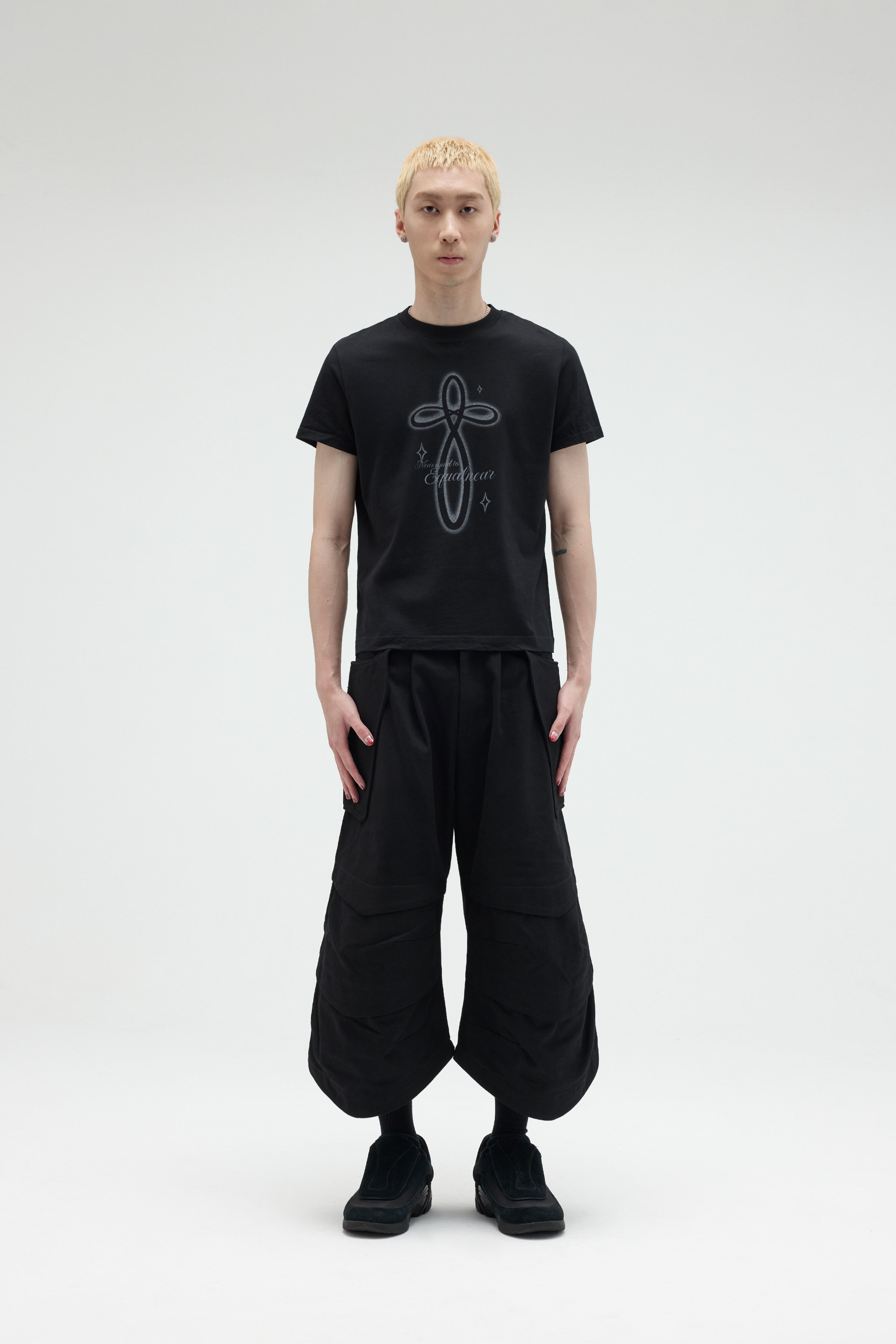 EQUALNEAR SS25 TS01 Everglow Tee 無限 光暈 修身 短T