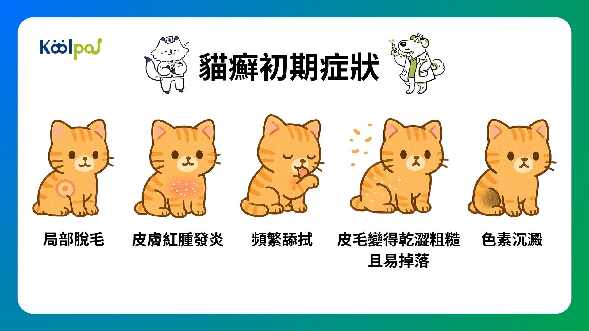 貓癬初期症狀有哪些
