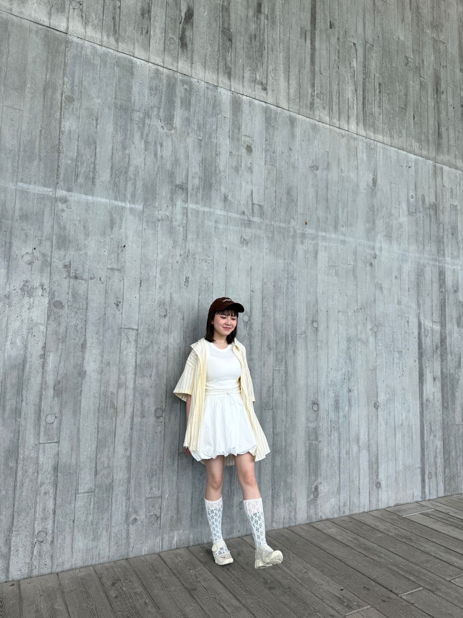 [3色入]直間oversize淡色恤衫(yellow)