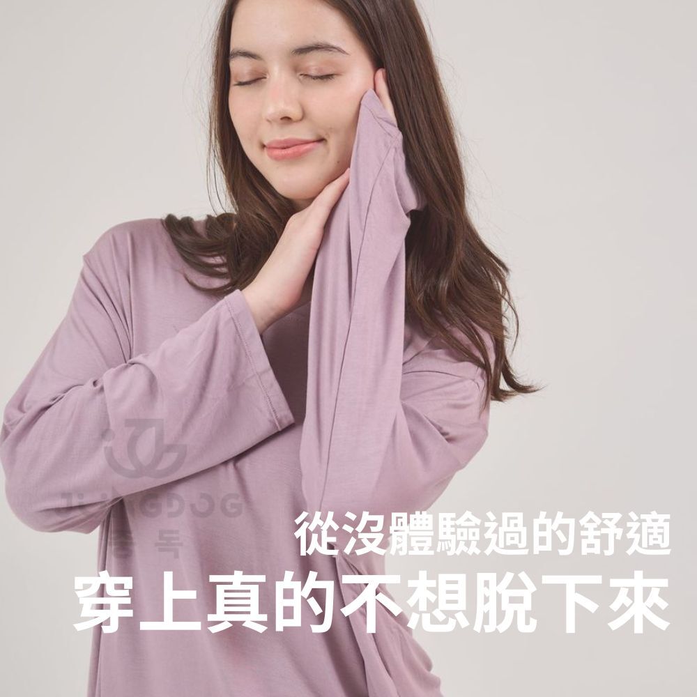 【JUNGDOG】雲朵棉上癮睡衣 長袖睡衣