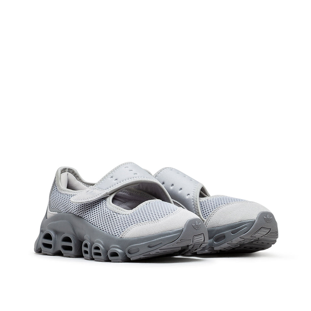 (BABYMONSTER 同款)Adidas WMNS Adifom Megajane 休閒涼鞋 瑪莉珍鞋 灰色 JH7556