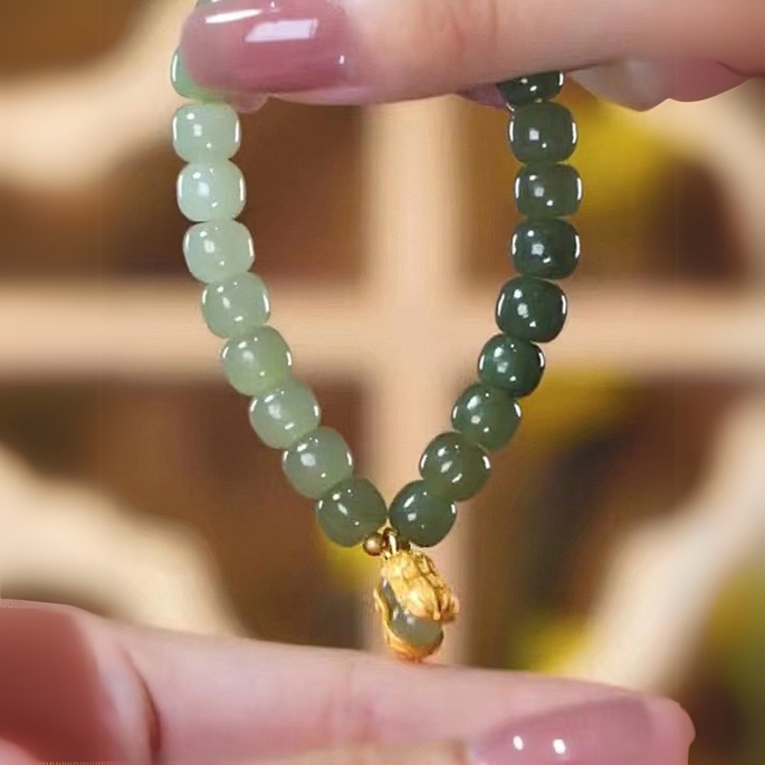 韓國JK 花生玉手鏈轉運珠手串 | 手鏈 J1014