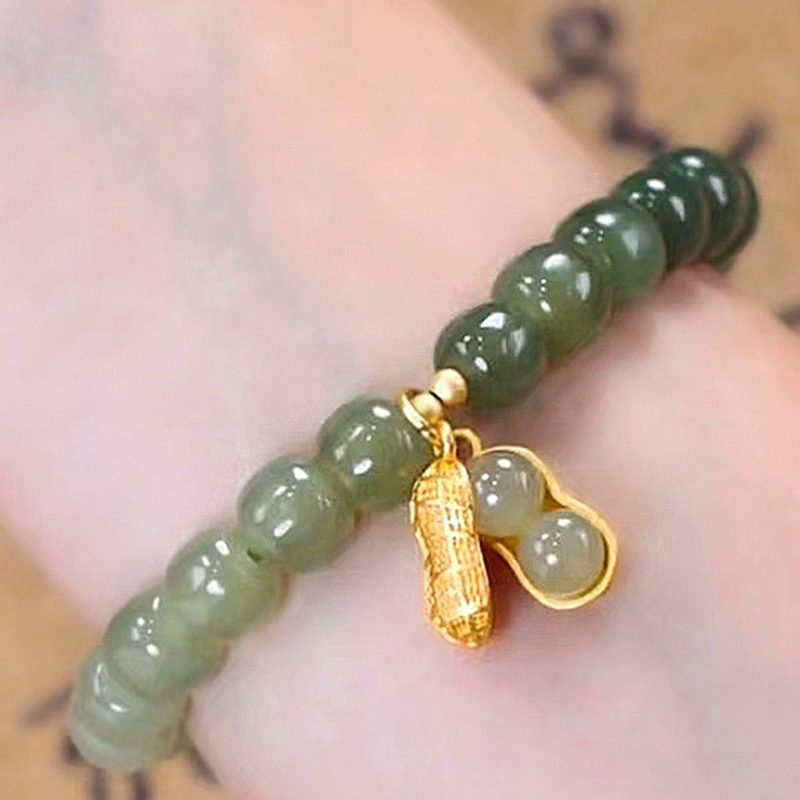 韓國JK 花生玉手鏈轉運珠手串 | 手鏈 J1014