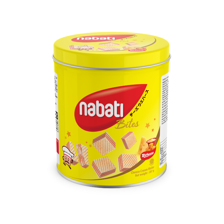 (箱購) Nabati 麗芝士/麗巧克 (起司/巧克力) 威化餅287g x6罐/箱