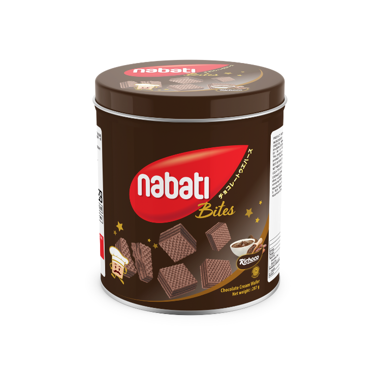 (箱購) Nabati 麗芝士/麗巧克 (起司/巧克力) 威化餅287g x6罐/箱