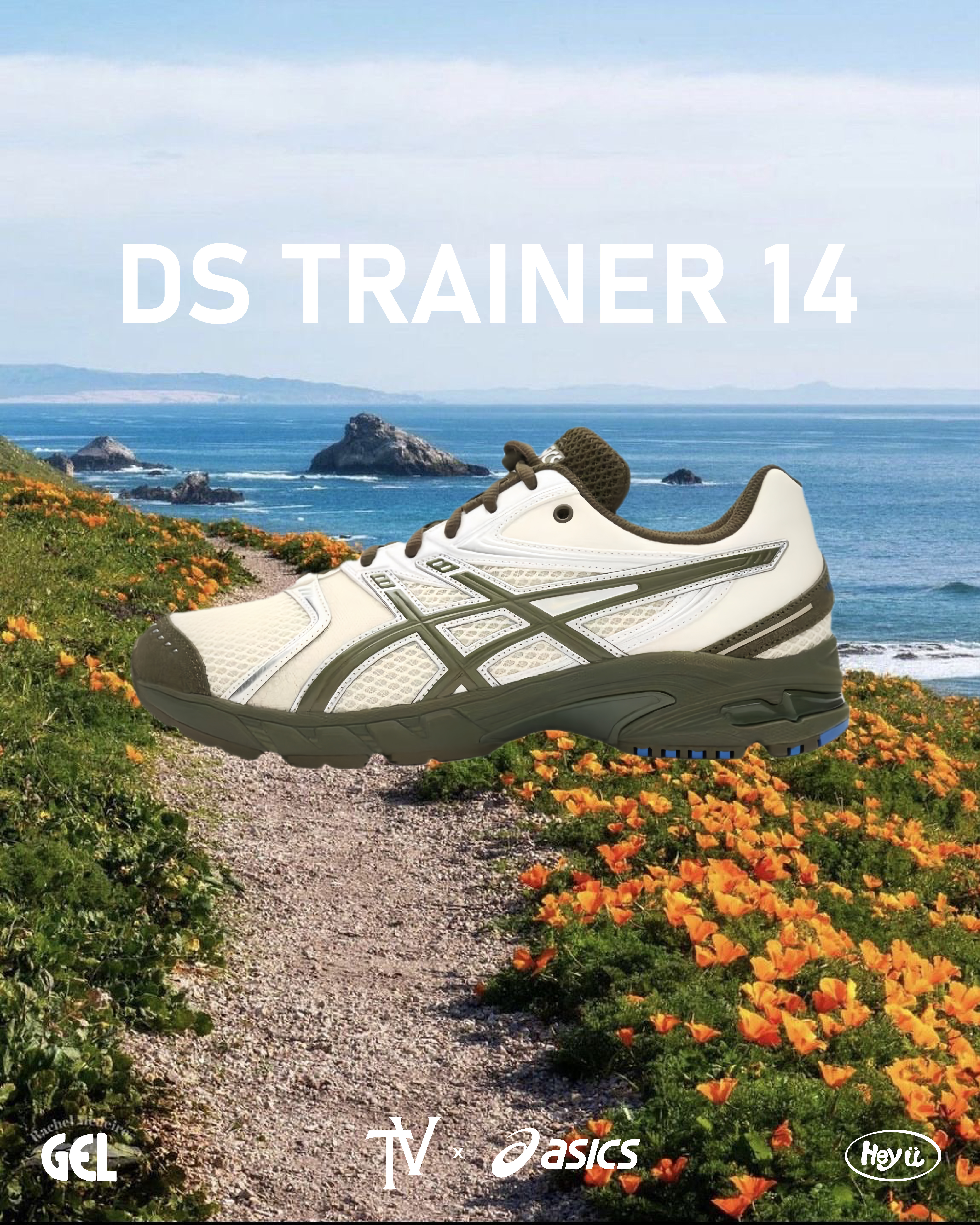 TEMPTATION VACATION X ASICS GEL-DS TRAINER 14(米綠色)